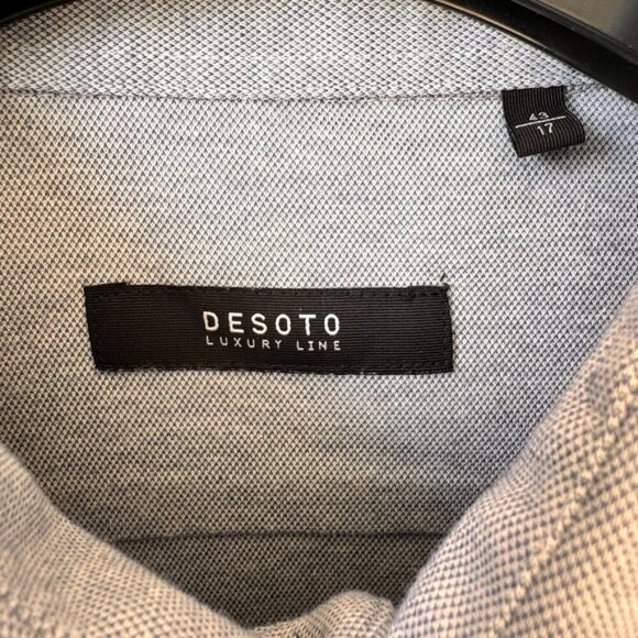 Desoto Luxury Line Kent Jersey Cotton Shirt - Picture 3 of 6